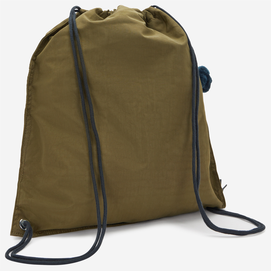 KIPLING Supertaboo Treasure Green Medium backpack (with drawstring) 09487-1HW