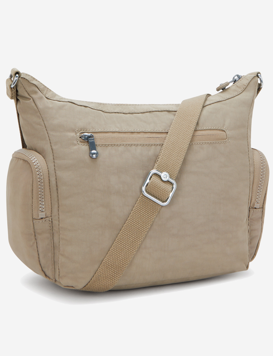 KIPLING Gabb S Soft Taupe حقيبة كروس متوسطة I4493-4PW