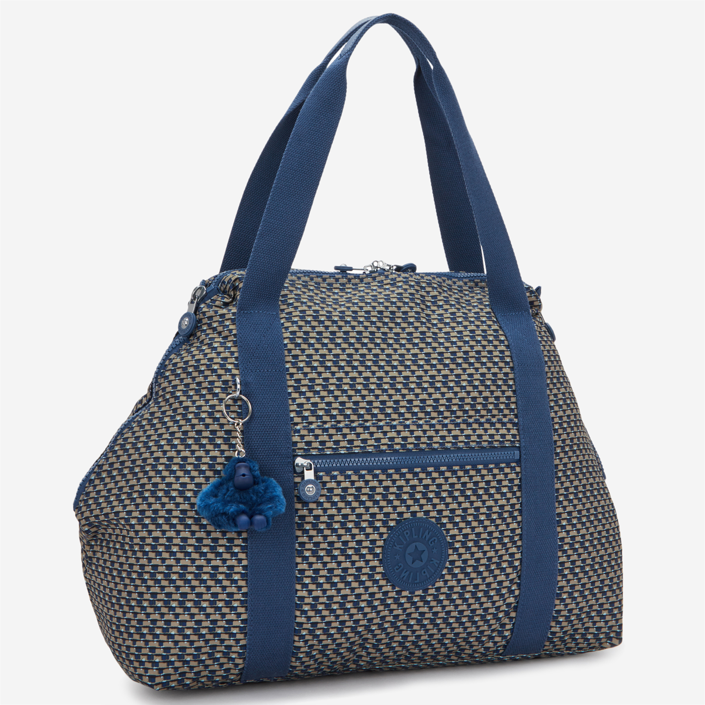 KIPLING Art M أزرق على Wire حقيبة يد كبيرة I6004-9PC