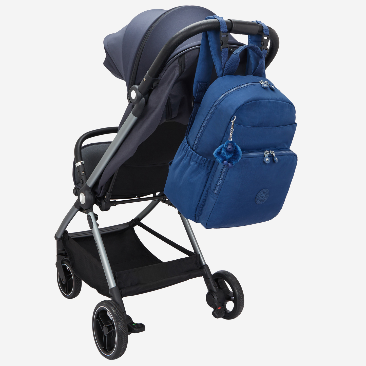 KIPLING Maisie Casual Blue Medium baby backpack (with changing mat) I3339-5PZ