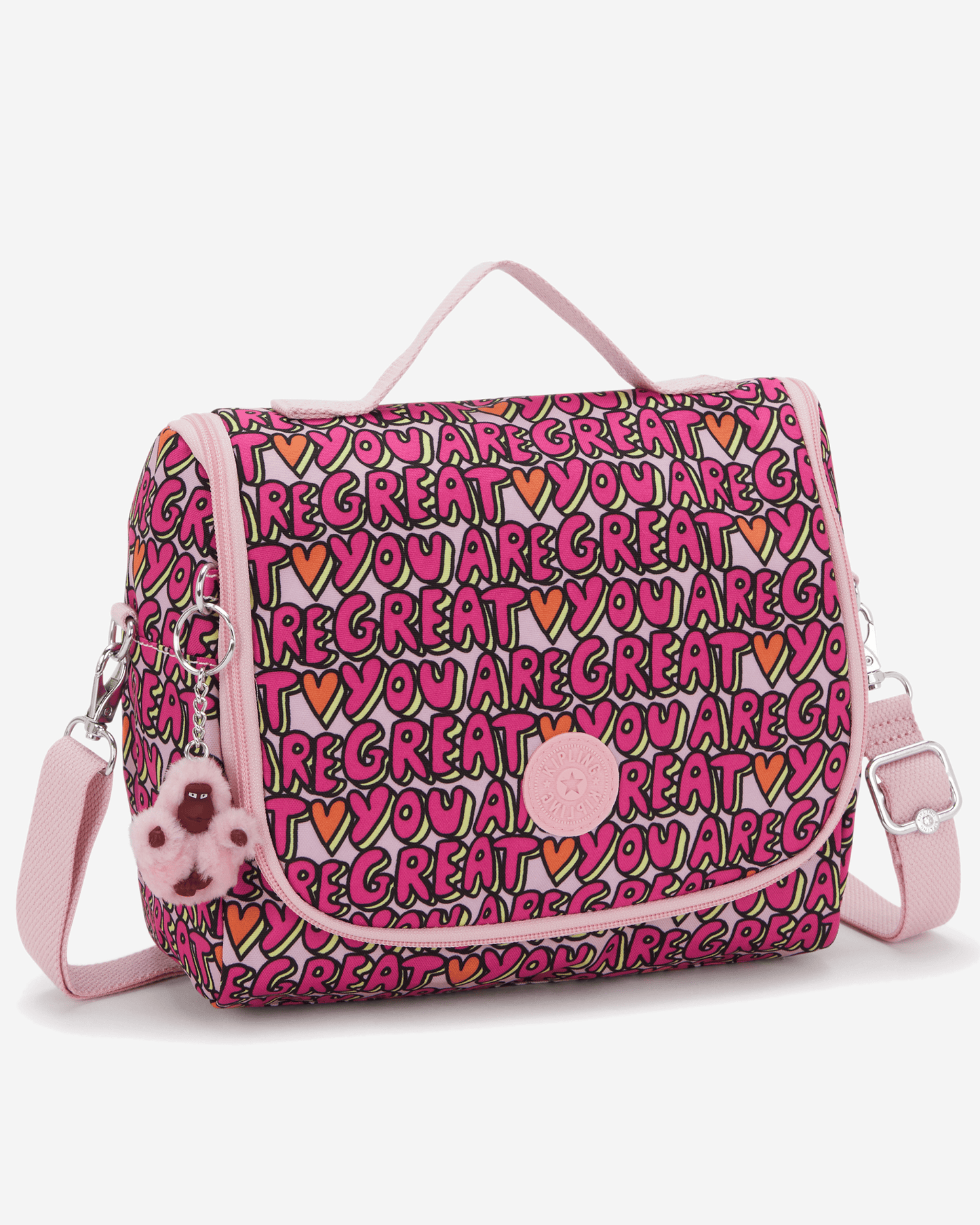 حقيبة غداء كبيرة Kipling New Kichirou U R Great Prt مع فتحة للترولي I5749-6KZ