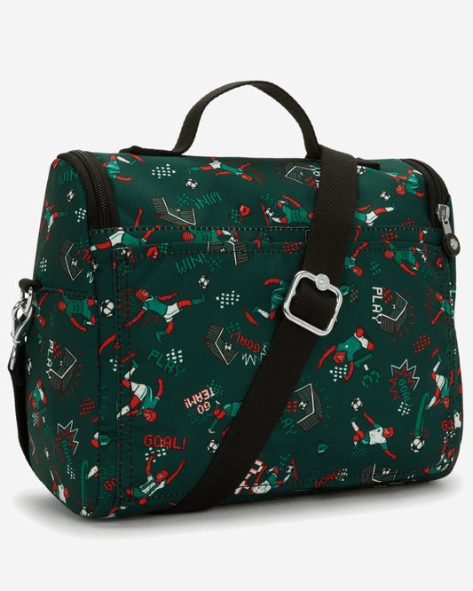 Kipling New Kichirou Soccer Prt حقيبة غداء كبيرة مع كم لعربة الترولي I5749-2KT