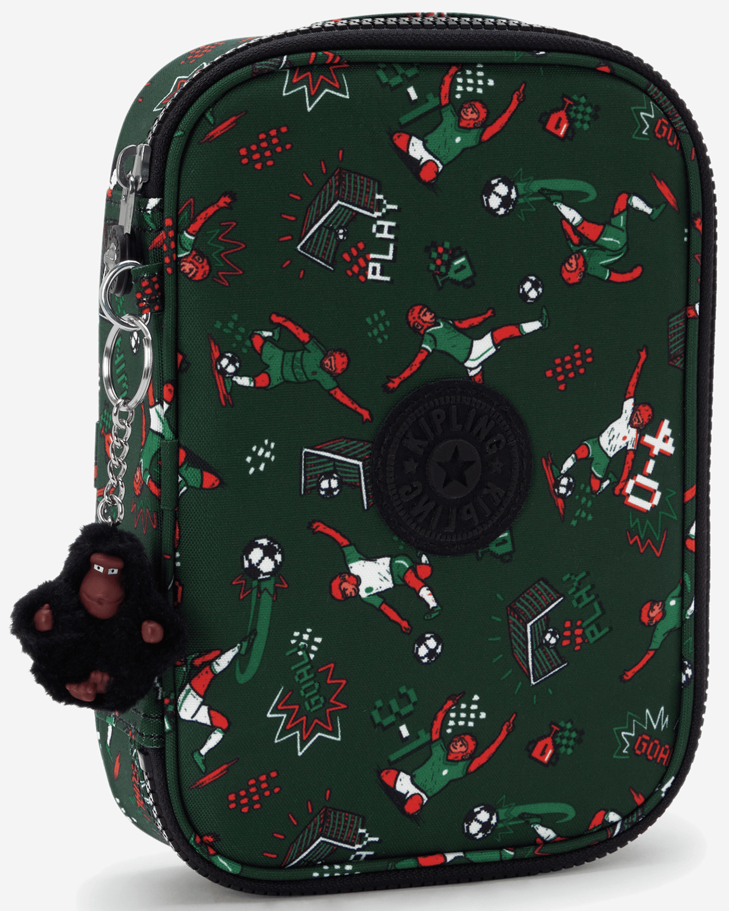 Kipling 100 Pens Soccer Prt حافظة أقلام كبيرة I6002-2KT