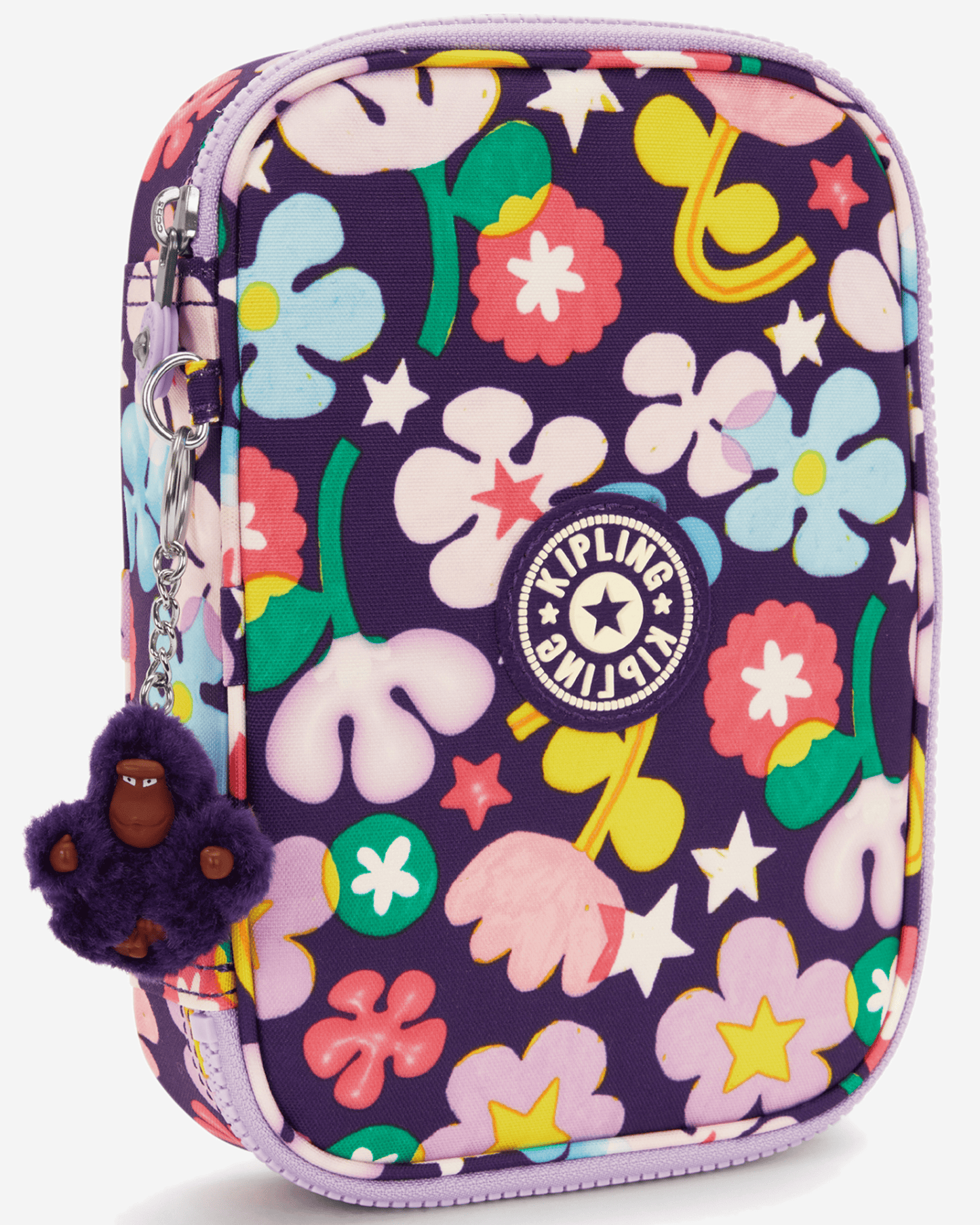 Kipling 100 قلم مقلمة كبيرة بتصميم زهرة خرافية I6002-9MO