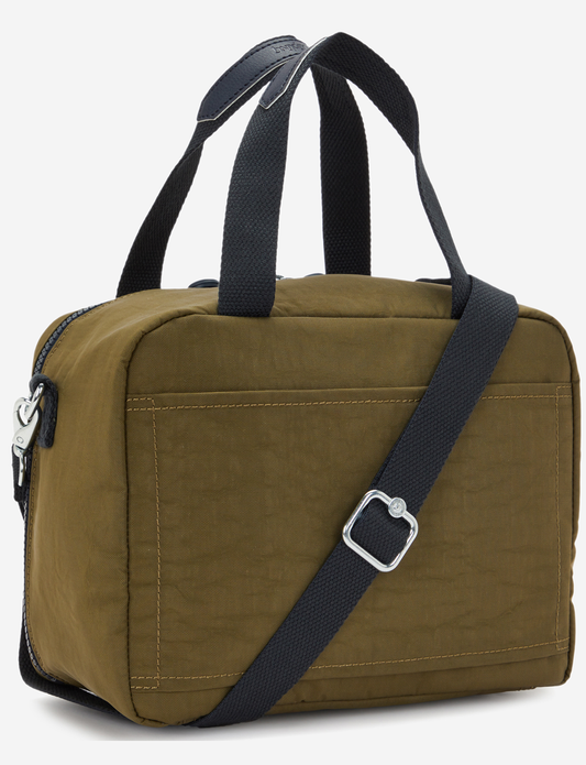 KIPLING حقيبة غداء مييو تريجر جرين كبيرة (مع جيب ترولي) 15381-1HW