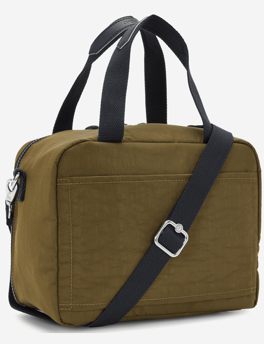 KIPLING حقيبة غداء مييو تريجر جرين كبيرة (مع جيب ترولي) 15381-1HW
