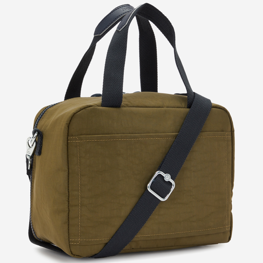 KIPLING Miyo Treasure Green Large lunchbag (with trolley sleeve) 15381-1HW