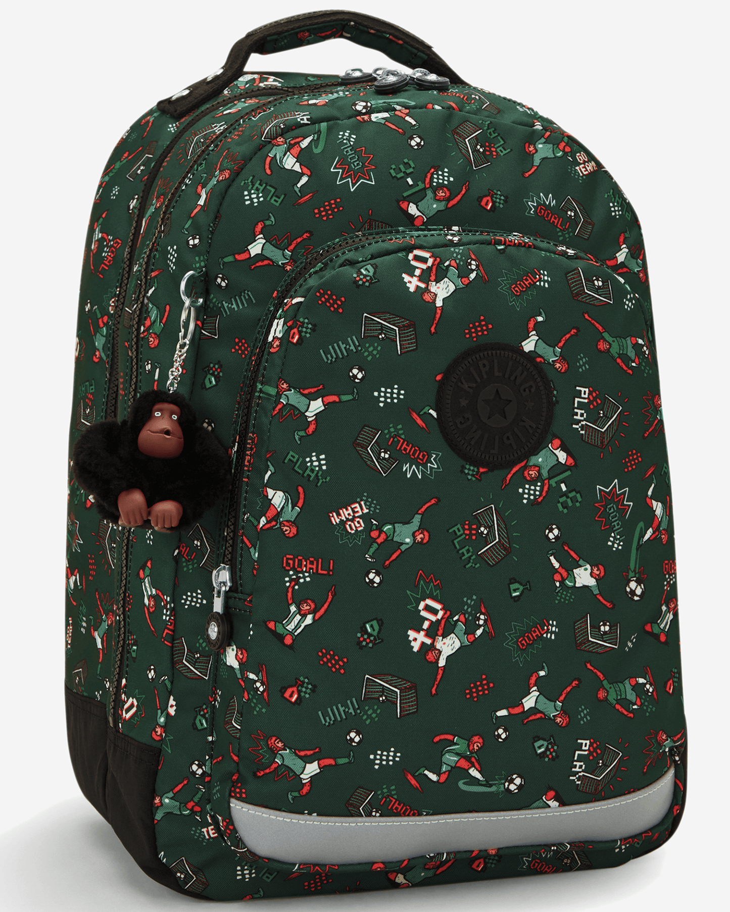 حقيبة ظهر كبيرة Kipling Class Room Soccer Prt مع جيب للابتوب I7090-2KT