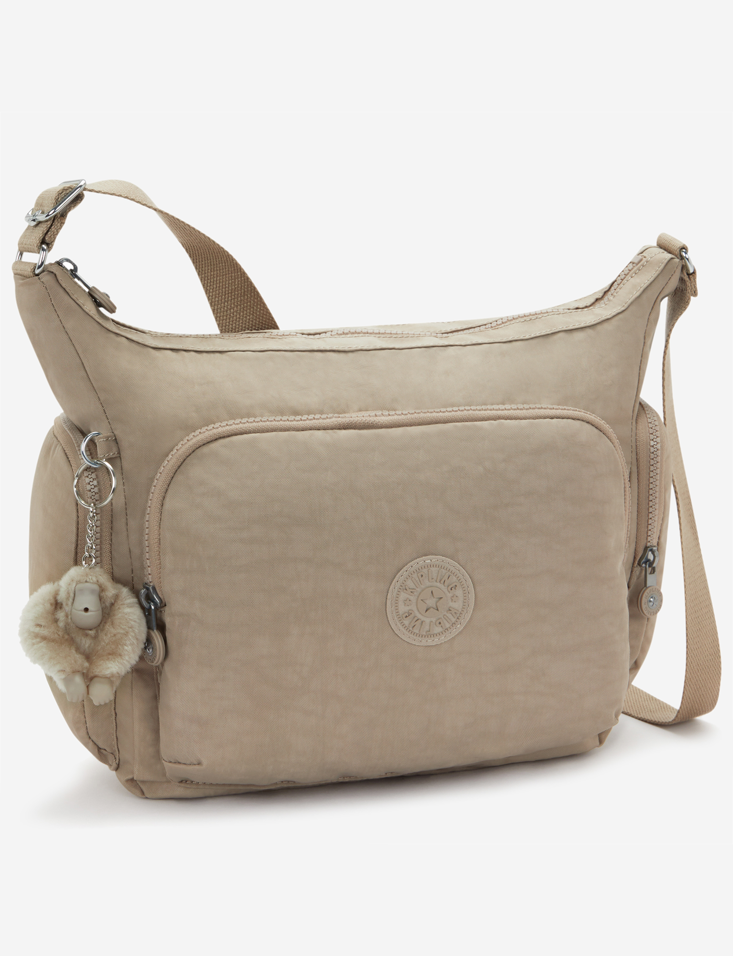 حقيبة كروسبودي كبيرة KIPLING Gabb باللون البني الفاتح I5740-4PW