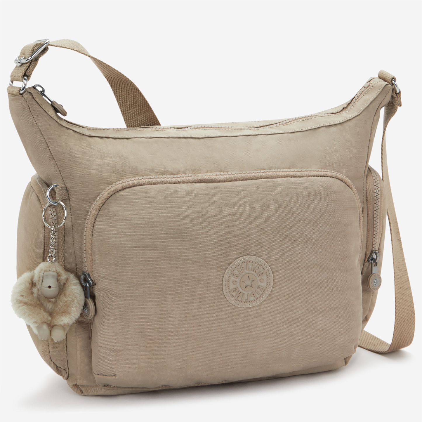 حقيبة كروسبودي كبيرة KIPLING Gabb باللون البني الفاتح I5740-4PW