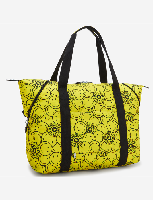 KIPLING Art M Yellow Fun Ball Large tote I8242-5KS