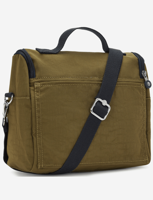 KIPLING حقيبة غداء كبيرة Kichirou Treasure Green (مع جيب ترولي) 15289-1HW