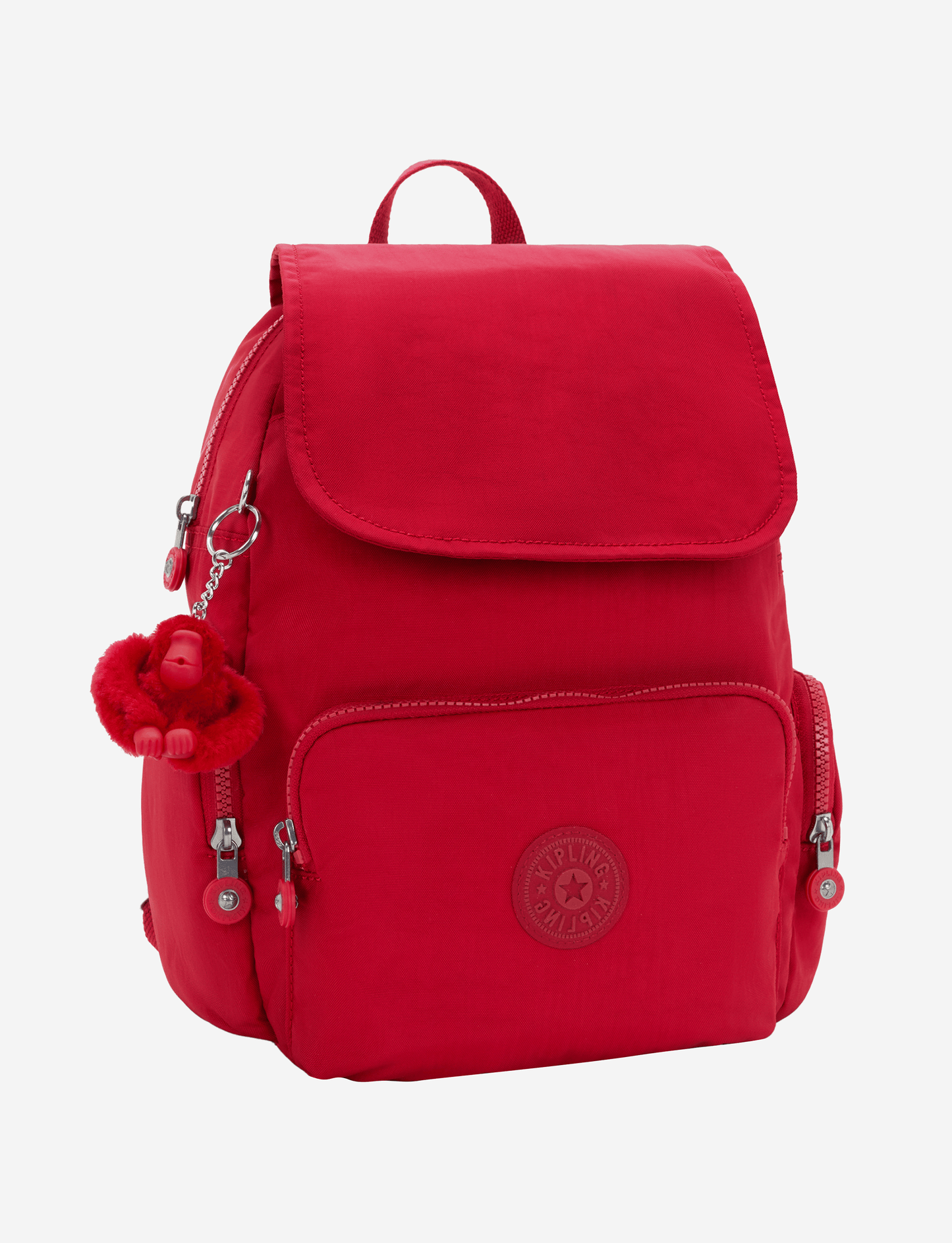 KIPLING City Zip S Ruby Red حقيبة ظهر صغيرة I3523-1NW