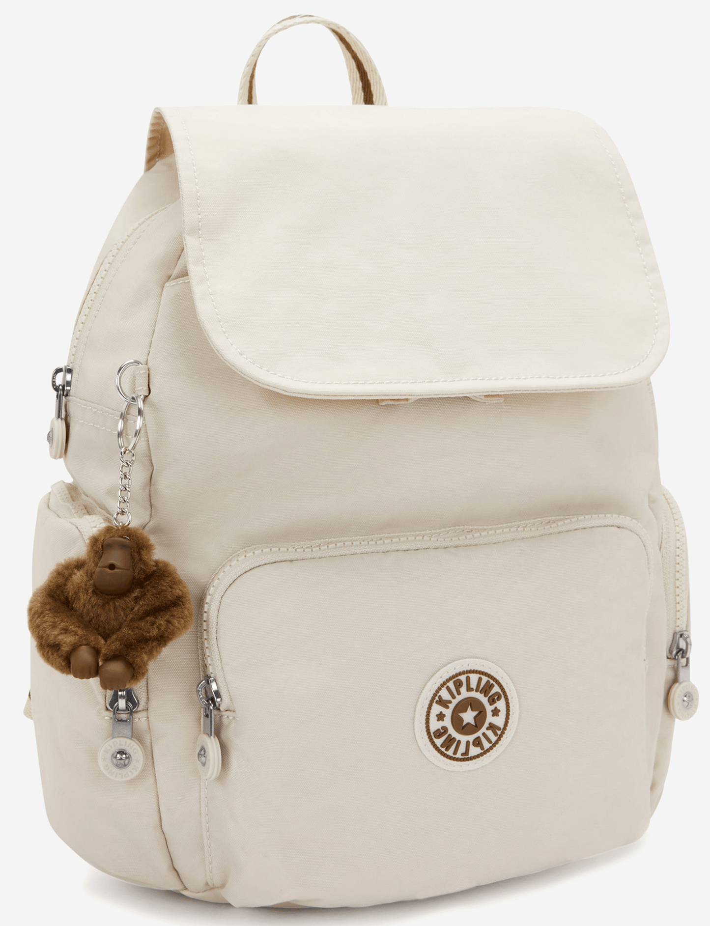 KIPLING City Zip S Soft Sand حقيبة ظهر صغيرة I3523-9LO