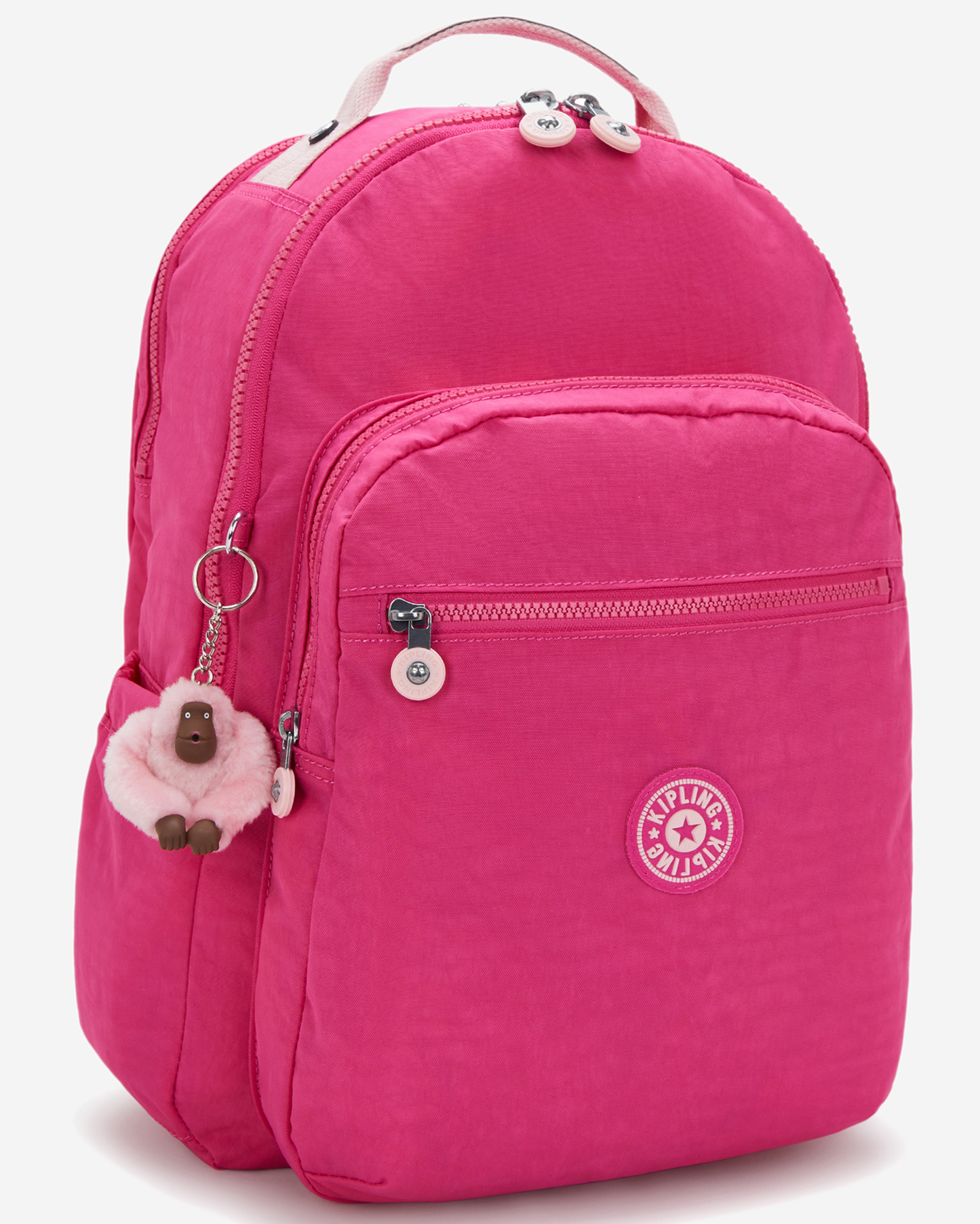 Kipling Seoul Lap Intense Rose Large Backpack with Laptop Compartment I4275-2GU