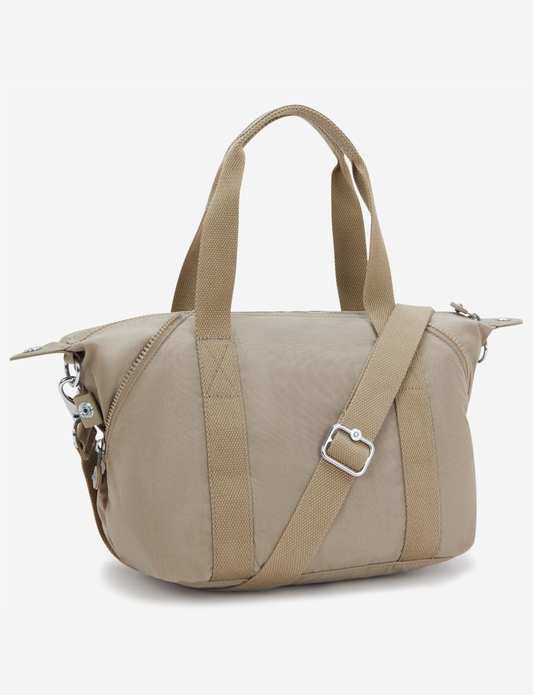 KIPLING Art Mini حقيبة يد صغيرة ناعمة Taupe (مع حزام كتف قابل للإزالة) 01327-4PW