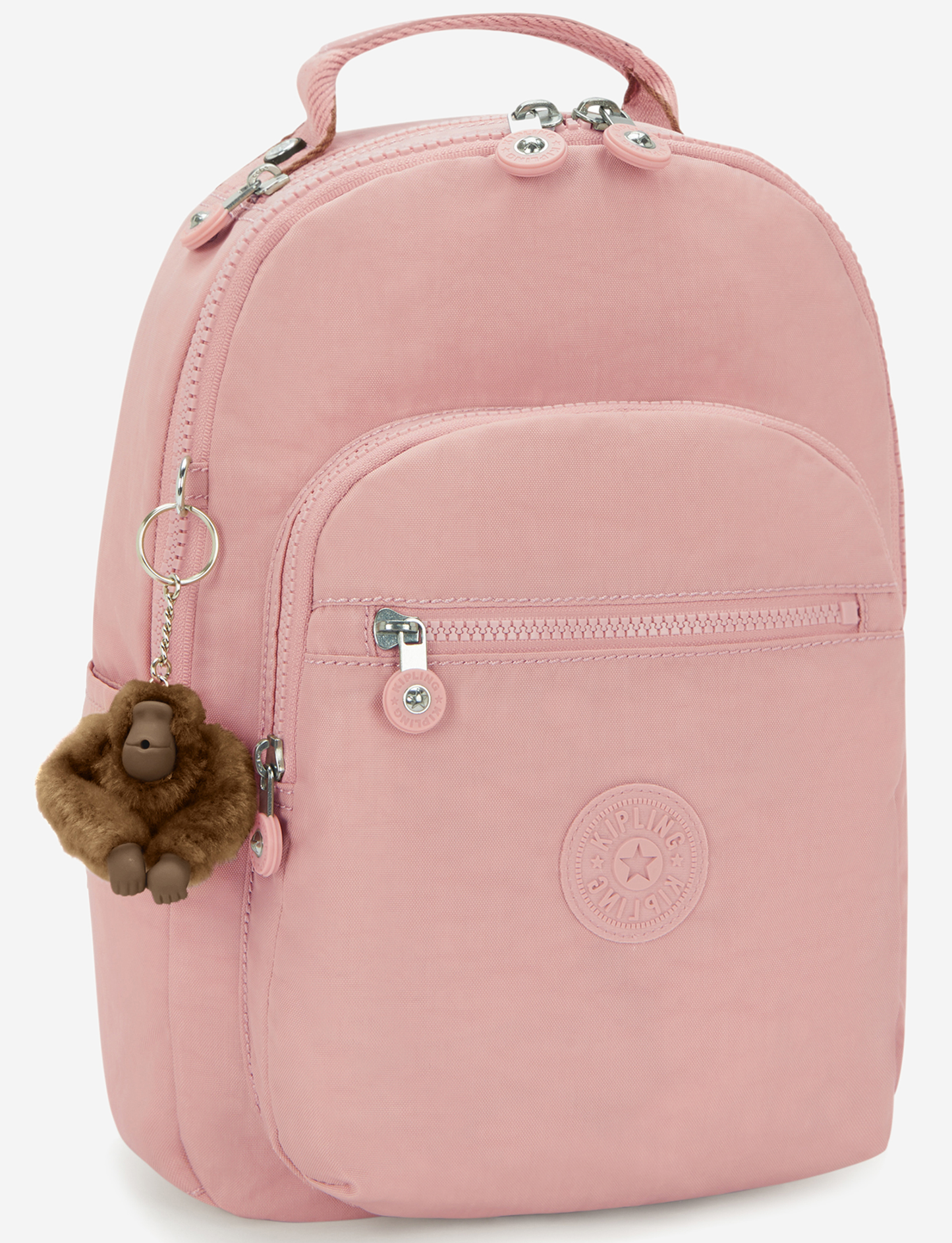 KIPLING Seoul S Memory Pink حقيبة ظهر صغيرة (مع جيب لوحي) I4082-0PN