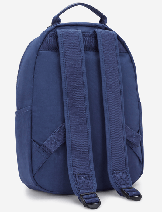 KIPLING Seoul S حقيبة ظهر صغيرة كاجوال زرقاء C (مع جيب للكمبيوتر اللوحي) I4082-3RA