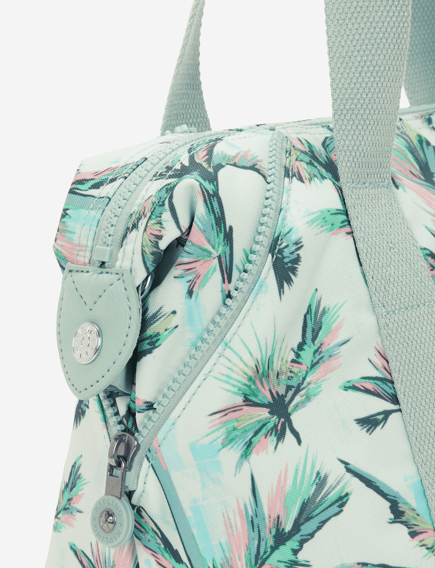 KIPLING Art Mini More Palm Trees حقيبة يد صغيرة (مع حزام كتف قابل للإزالة) I5656-8DJ