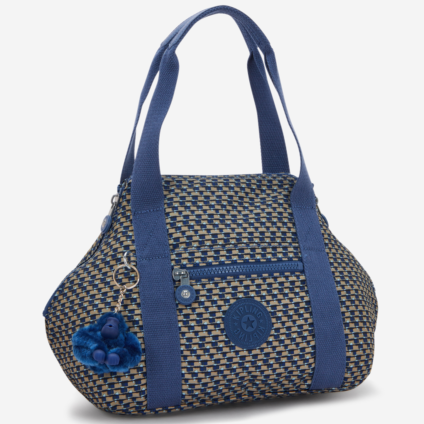 حقيبة يد صغيرة KIPLING Art Mini Blue on Wire (مع حزام كتف قابل للإزالة) I5656-9PC