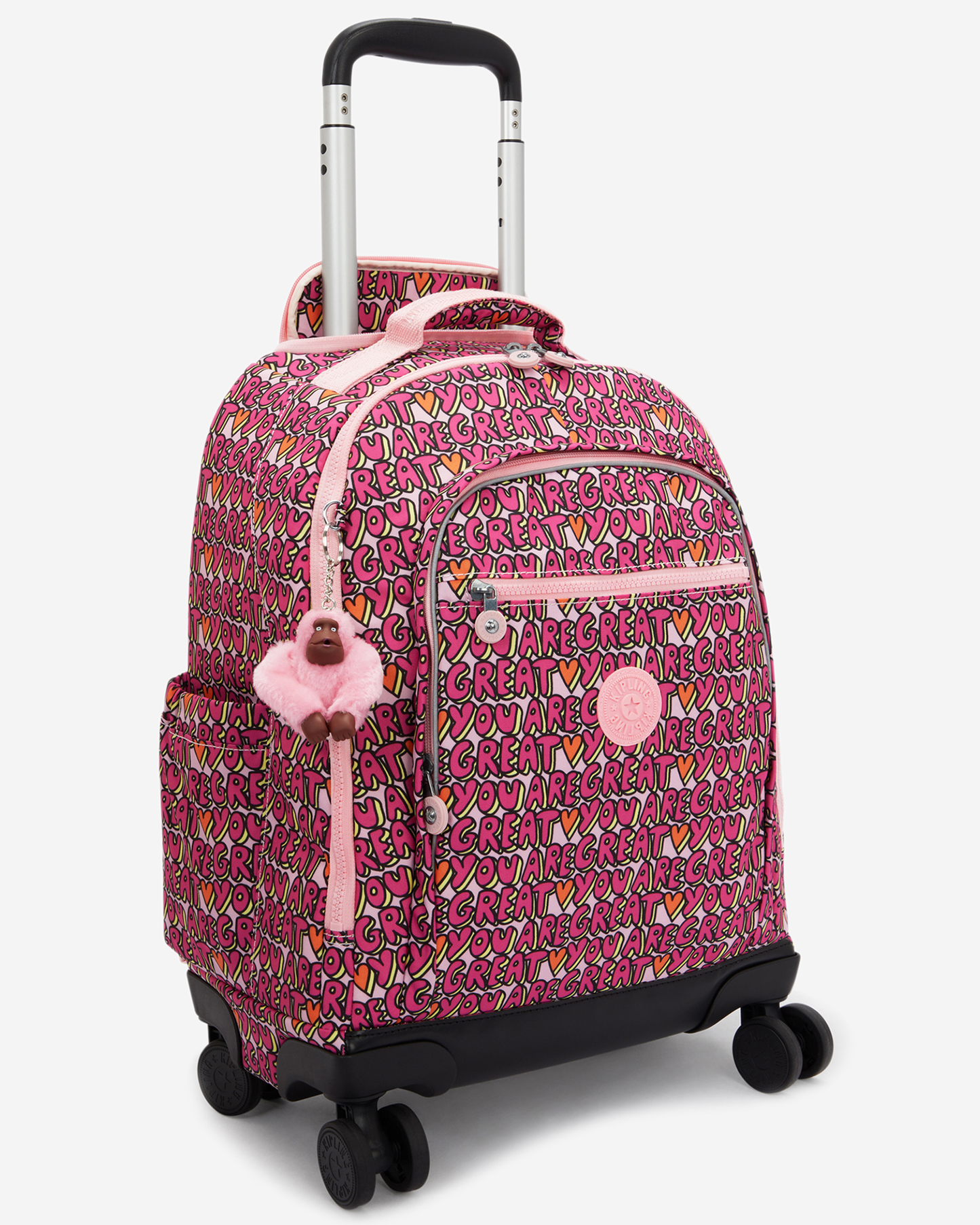 Kipling New Zea U R Great Prt Large Wheeled Backpack with Laptop Compartment I4674-6KZ