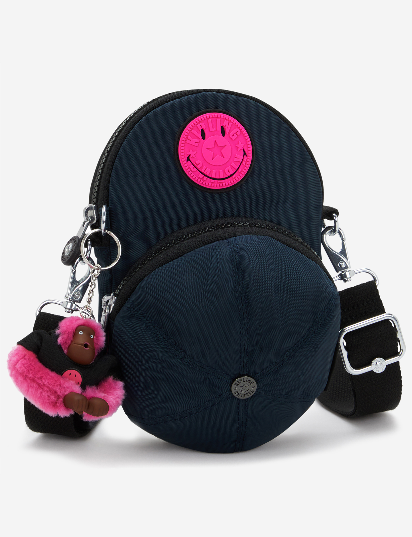 حقيبة كروسبودي صغيرة باللون الأزرق الممتع والوردي من KIPLING طراز I9565-9KS