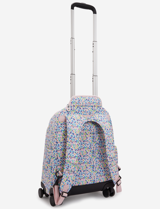KIPLING New Zea Digi Flower Prt Large wheeled backpack (with laptop compartment) I4674-7ER