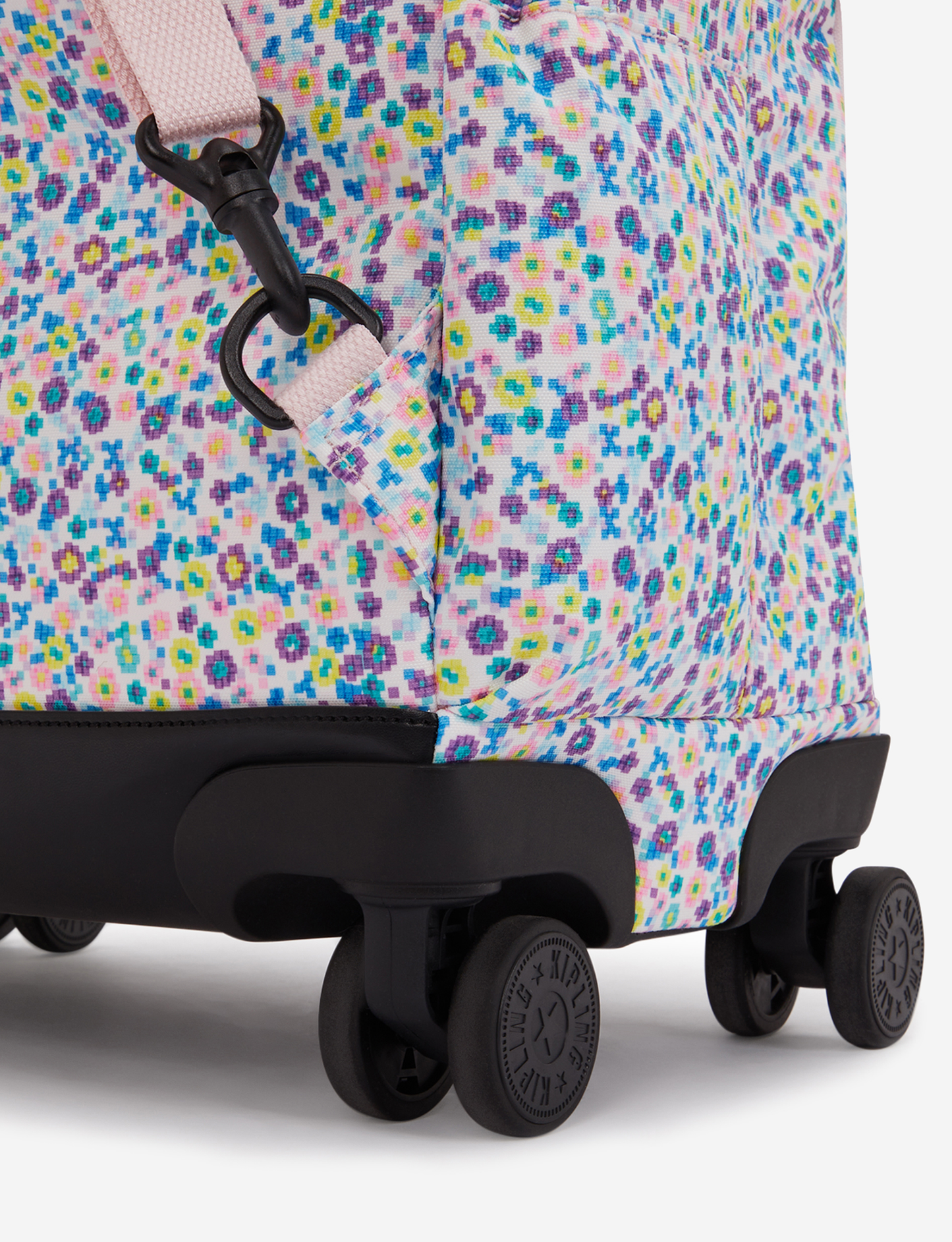 KIPLING New Zea Digi Flower Prt Large wheeled backpack (with laptop compartment) I4674-7ER