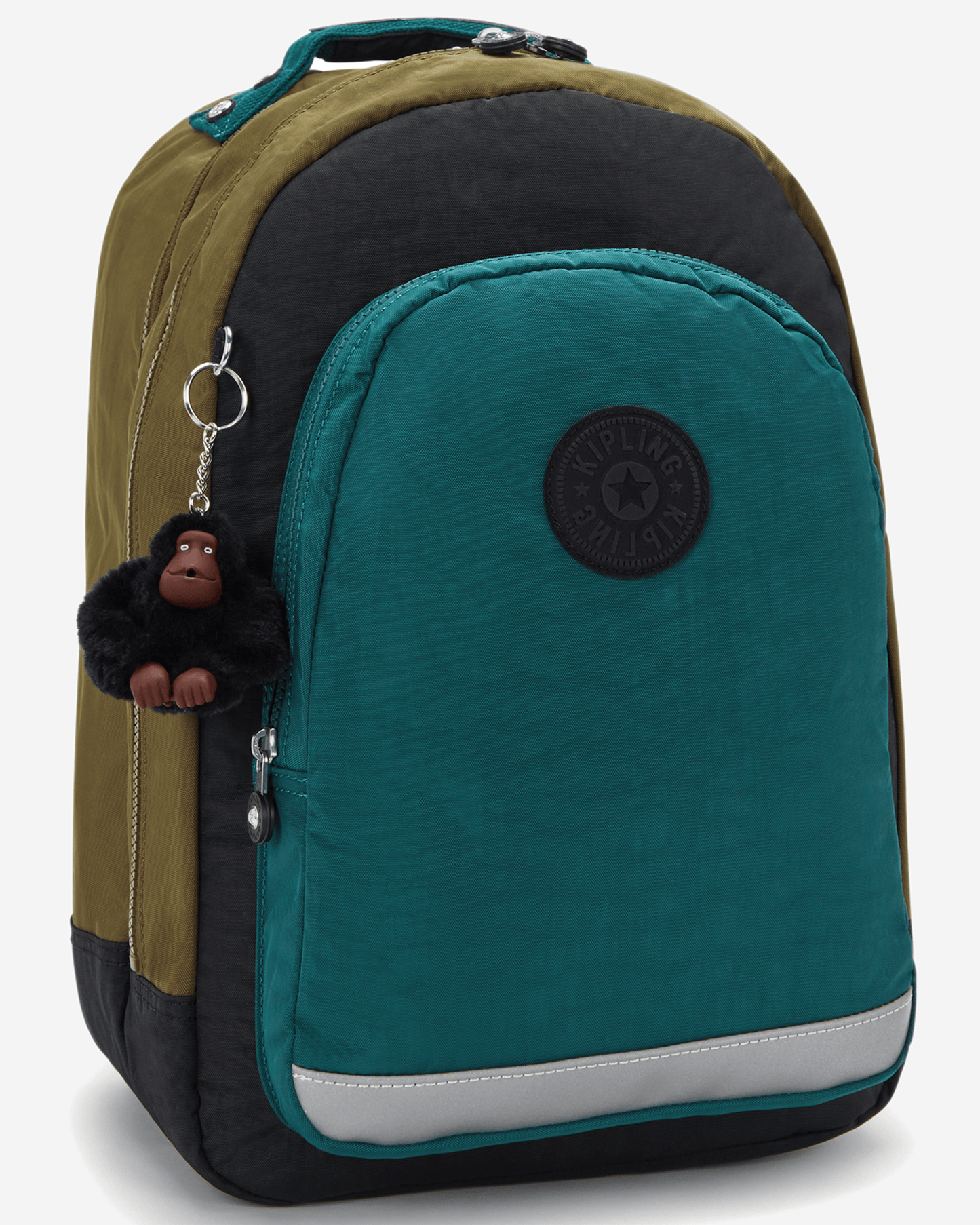 حقيبة ظهر Kipling Class Room كبيرة سوداء كادحة مع جيب للابتوب I4053-5FY