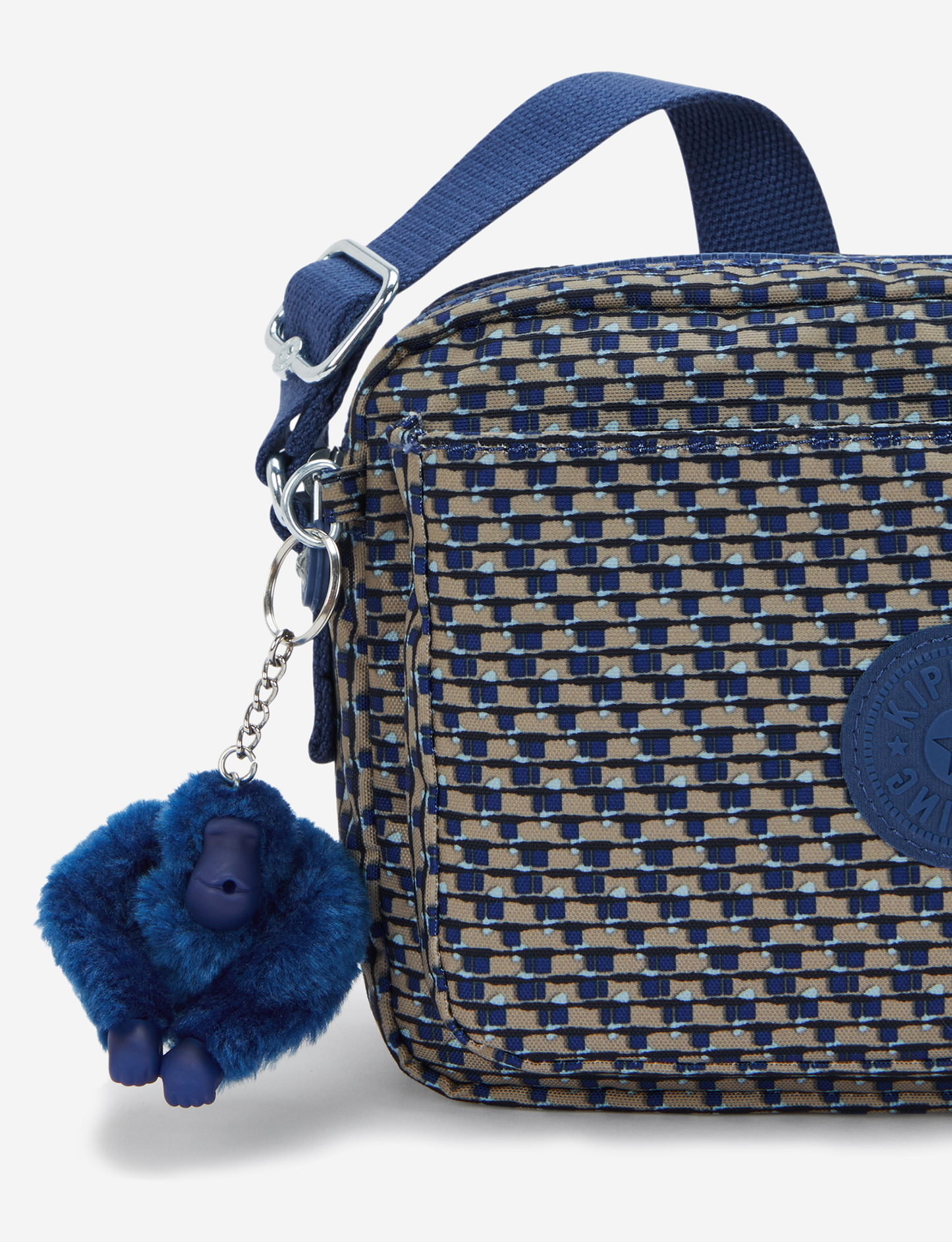 حقيبة كروسبودي متوسطة KIPLING Abanu M Blue on Wire I6237-9PC