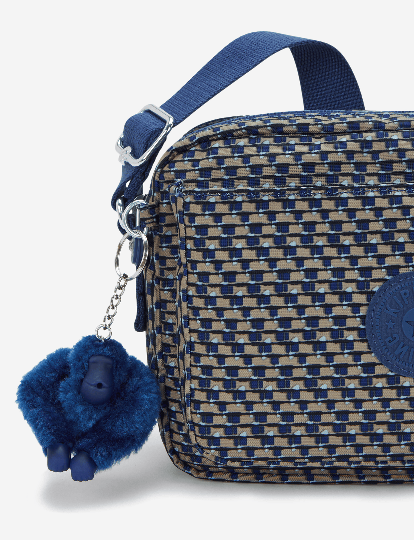 حقيبة كروسبودي متوسطة KIPLING Abanu M Blue on Wire I6237-9PC
