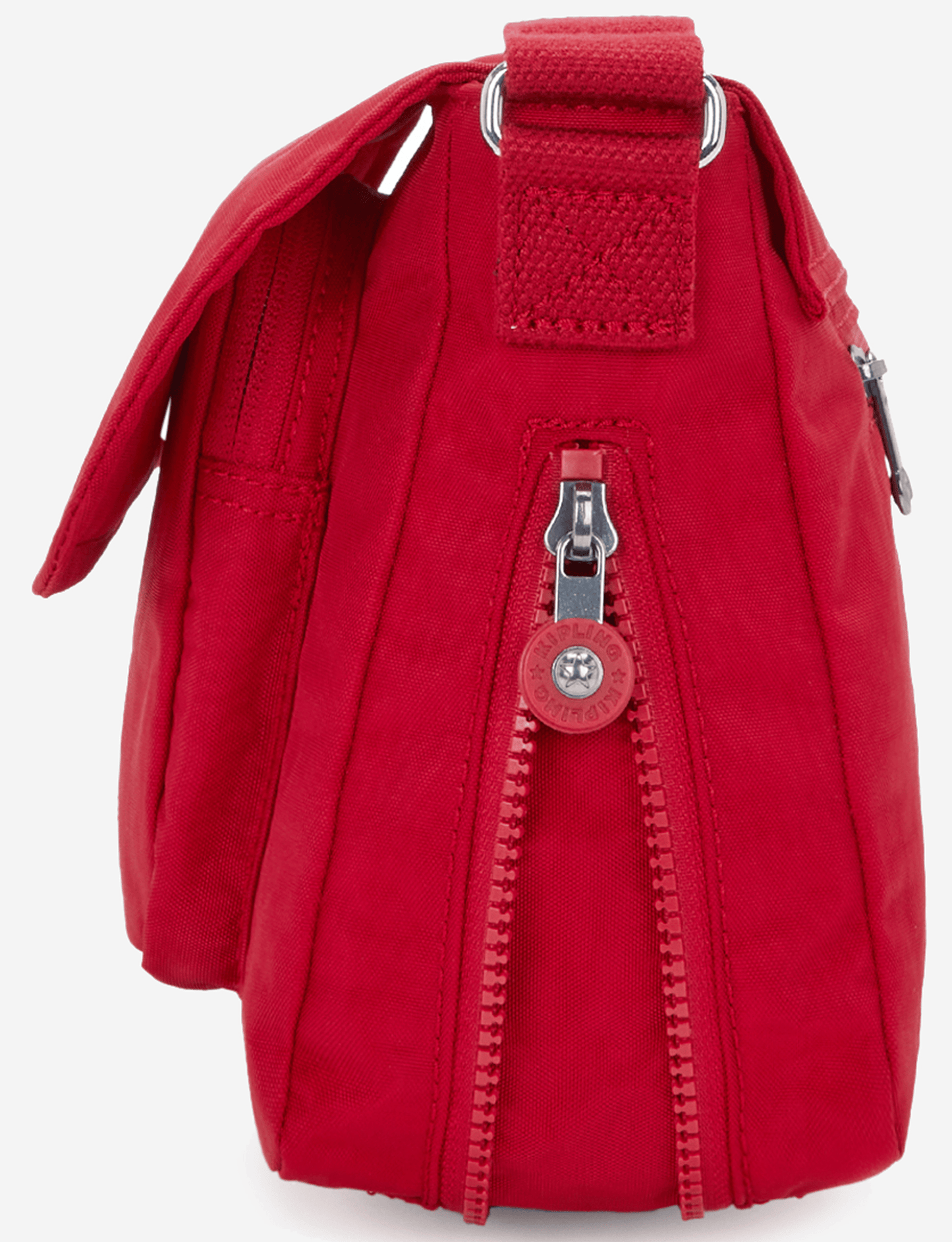 KIPLING حقيبة كروس متوسطة Dalma Ruby Red (بسحاب قابل للتوسيع) I8123-1NW