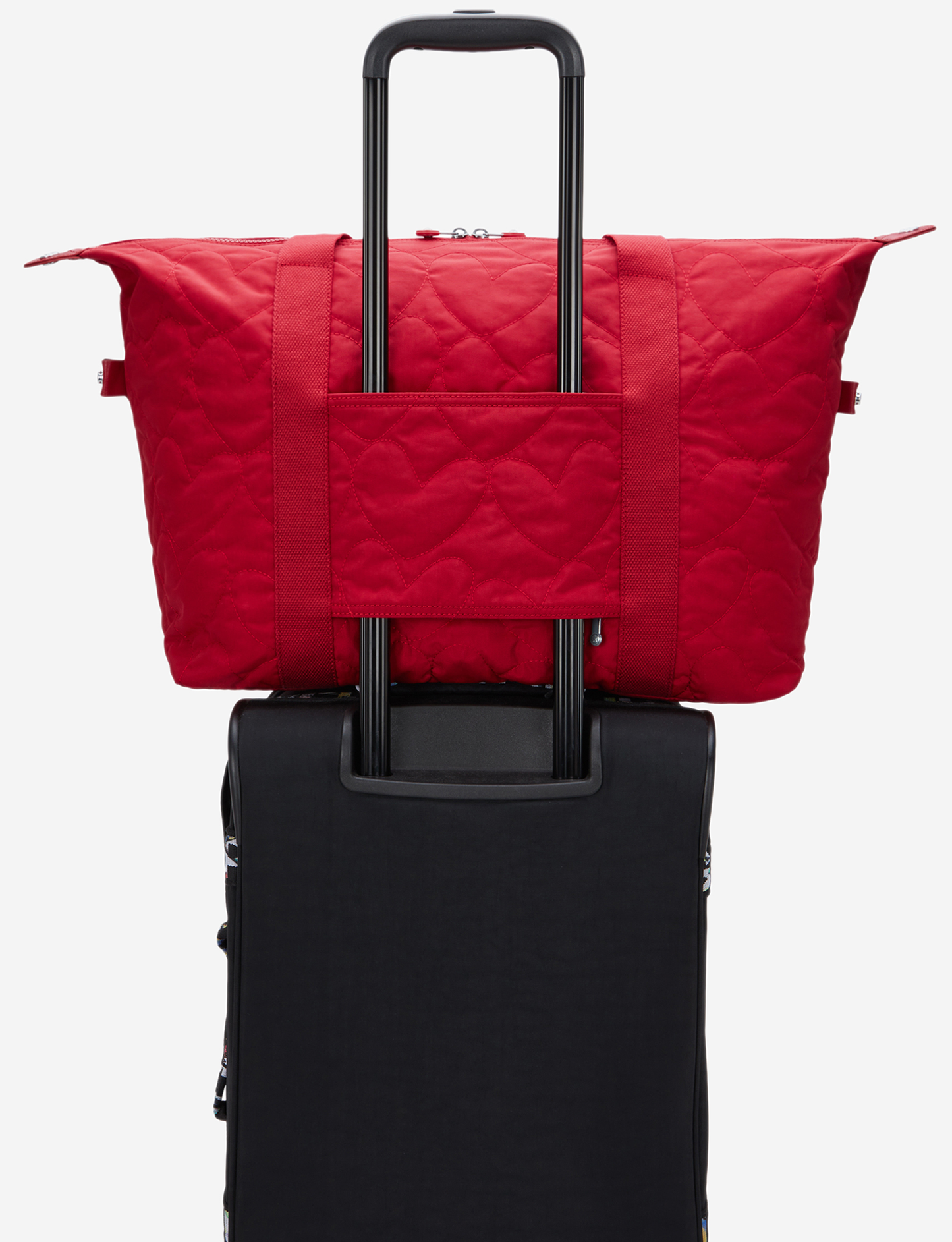 KIPLING Art M Many Hearts Red حقيبة كبيرة I9857-1HU
