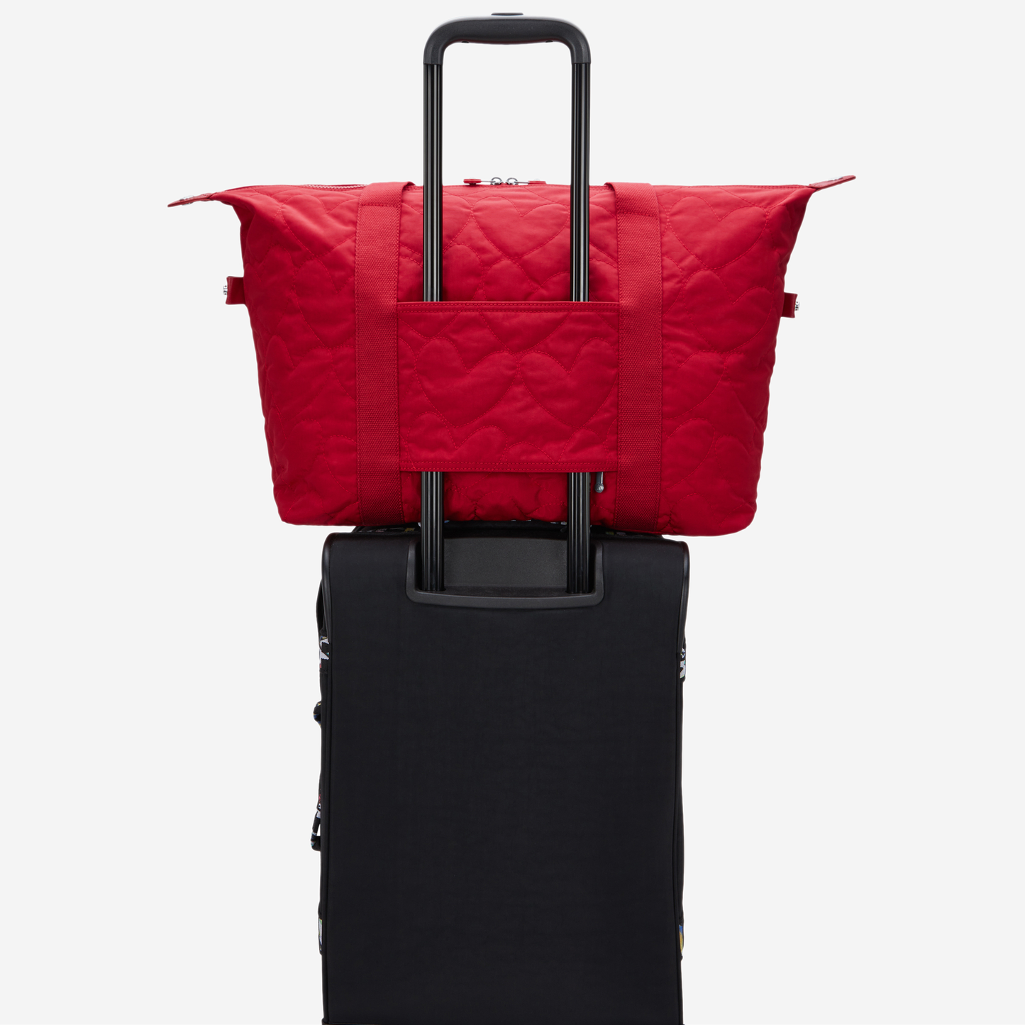 KIPLING Art M Many Hearts Red حقيبة كبيرة I9857-1HU