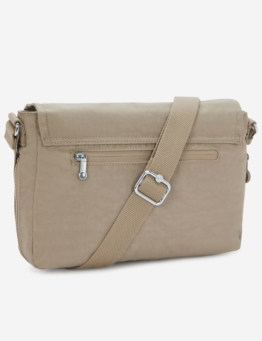 حقيبة كروس متوسطة KIPLING Dalma Soft Taupe (مع سحاب قابل للتوسيع) I8123-4PW