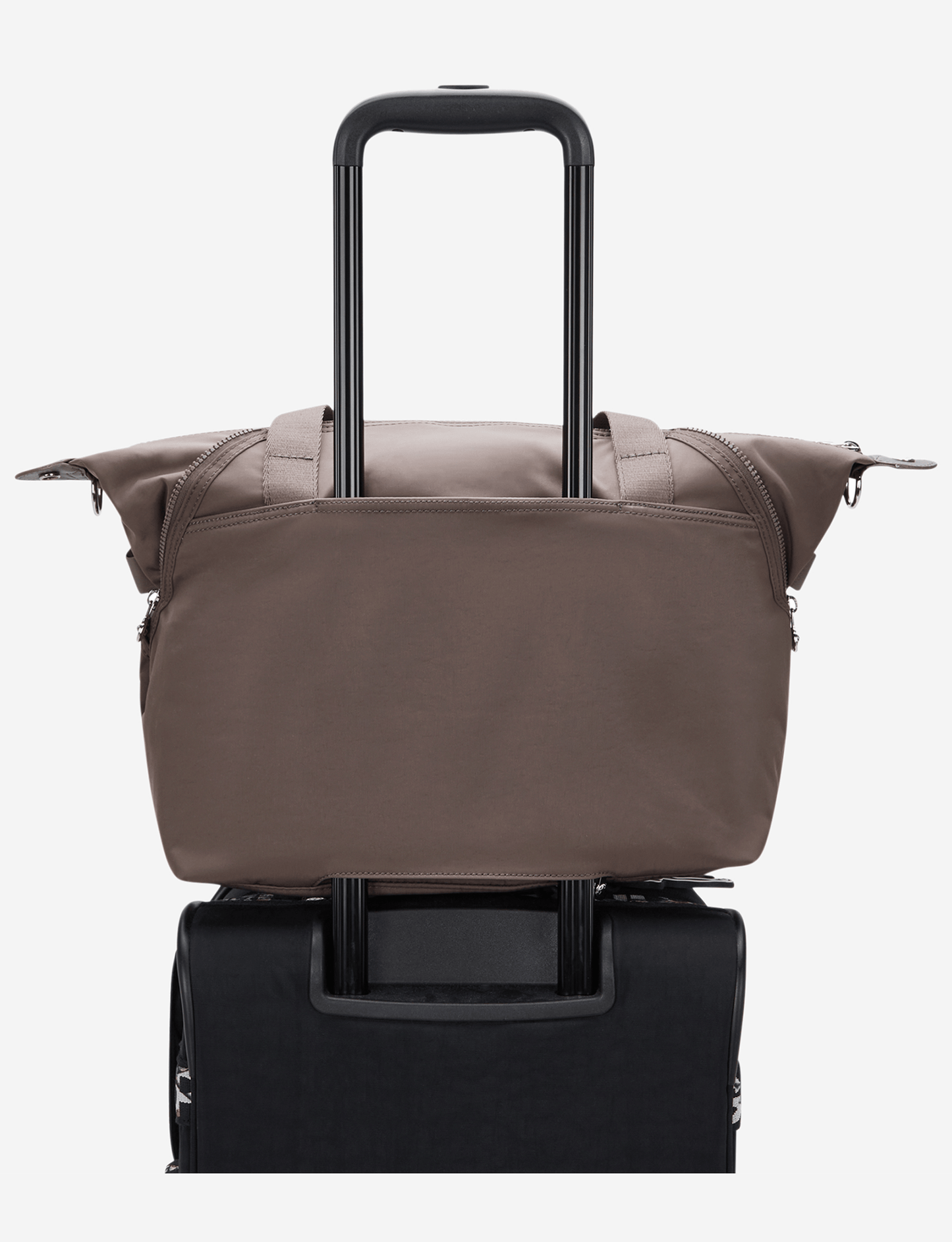 KIPLING New Art Duo Pocket Boho Cedar حقيبة كتف متوسطة (مع حزام كتف قابل للإزالة) I8472-5GG