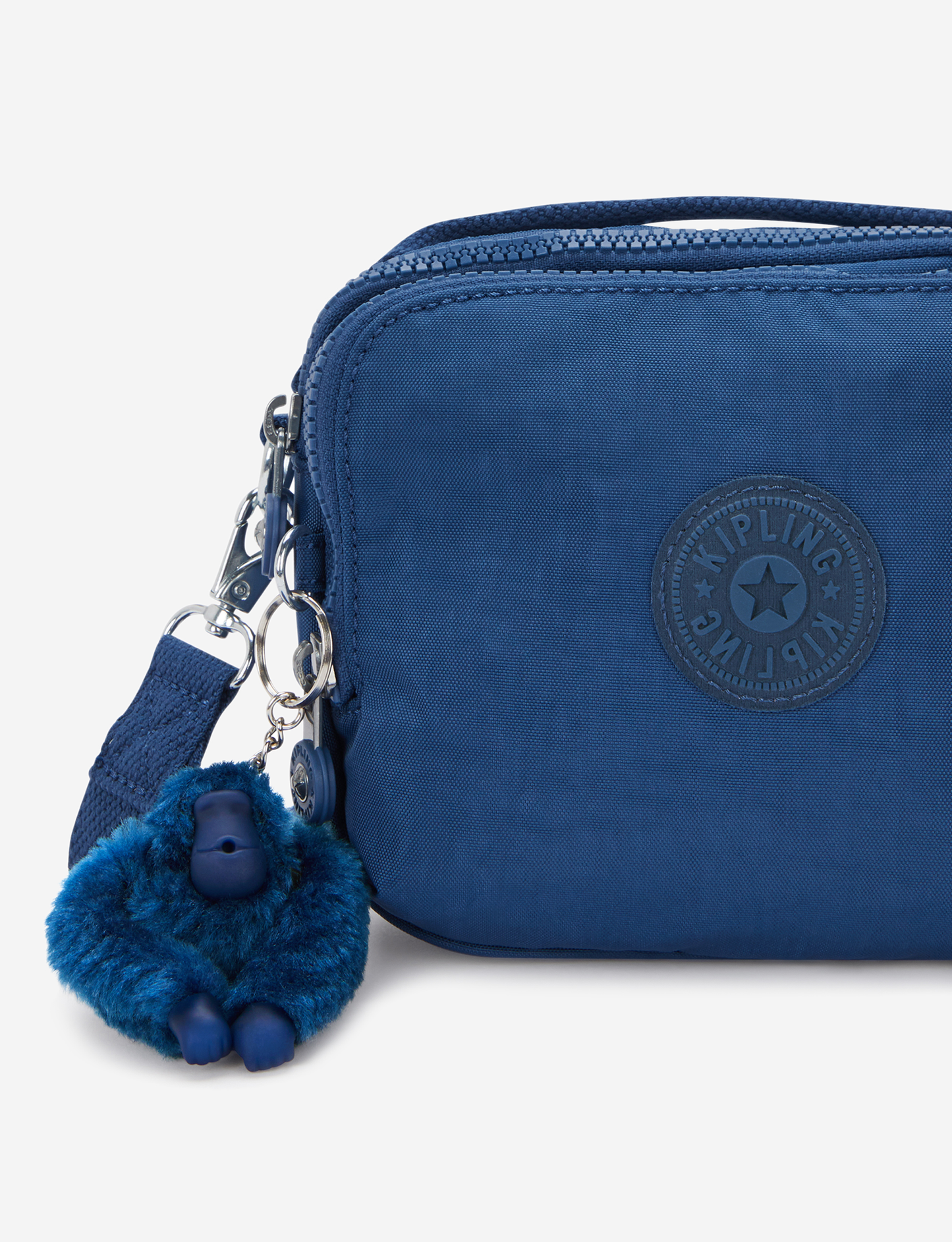 KIPLING Cahir حقيبة كروس بودي صغيرة كاجوال زرقاء (قابلة للتحويل إلى حقيبة ظهر) I8061-5PZ