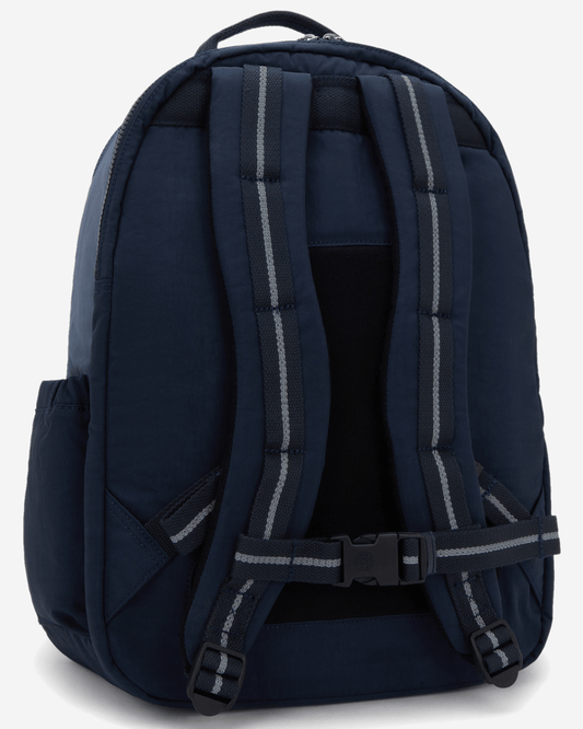 حقيبة ظهر Kipling Seoul College Extra Game رمادية كبيرة مع جيب للكمبيوتر المحمول I6350-7FK