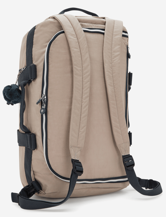 KIPLING Jonis S حقيبة سفر صغيرة (قابلة للتحويل إلى حقيبة ظهر) لون Taupe I7712-7ML