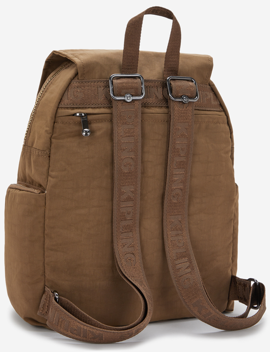 KIPLING حقيبة ظهر صغيرة City Zip S Glorious Khaki I7354-1MR