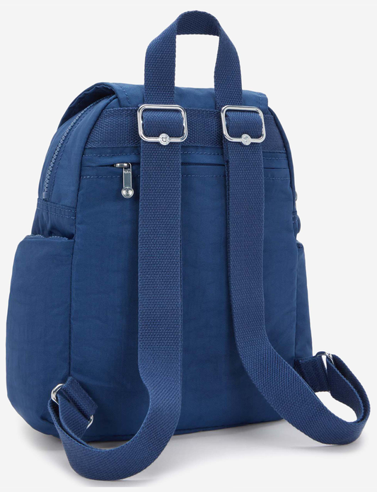 KIPLING City Zip Mini Casual Blue Mini Backpack with Adjustable Straps I6046-5PZ