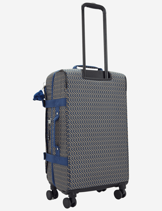 حقيبة سفر بعجلات متوسطة KIPLING Spontaneous M Blue on Wire I4556-9PC