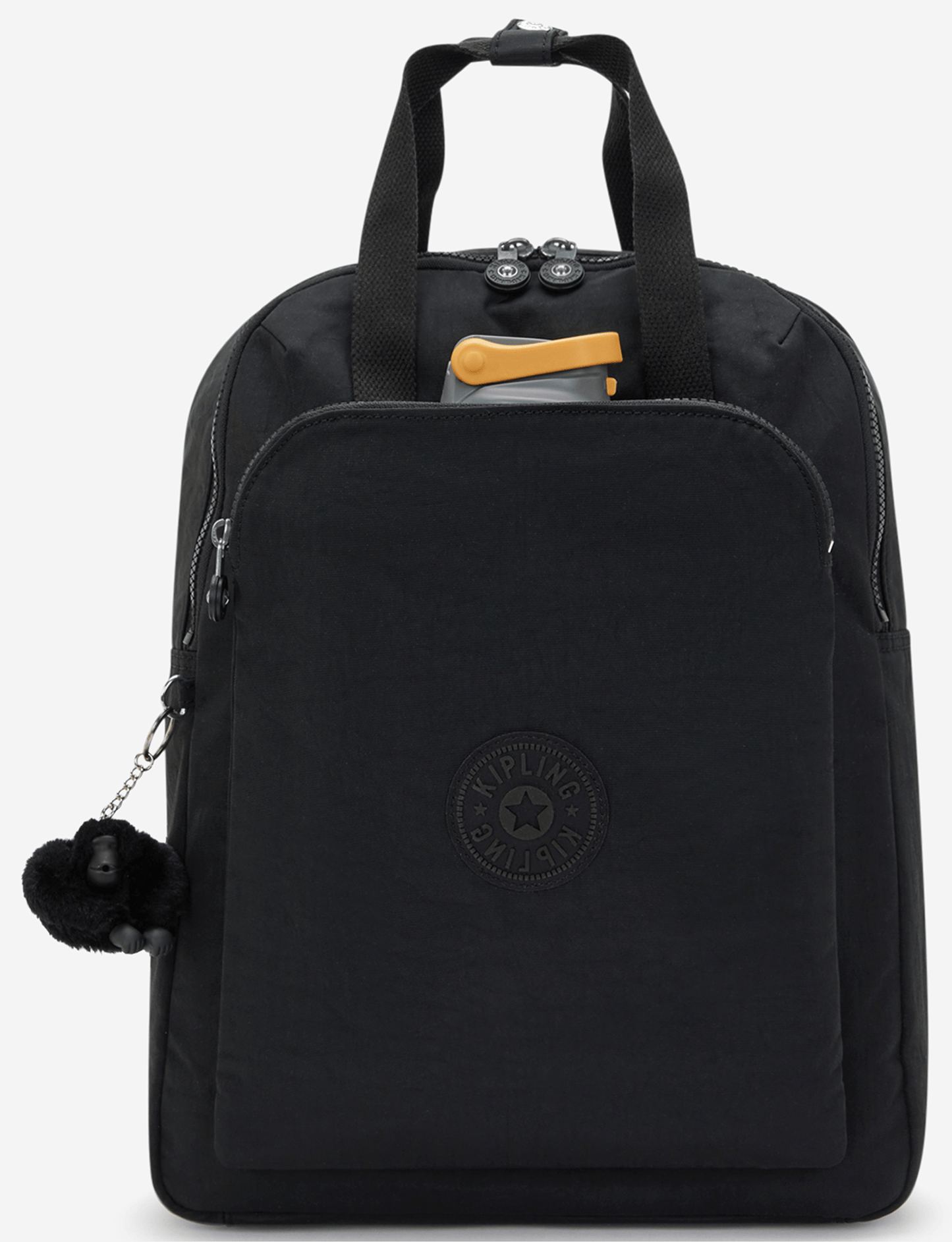 KIPLING كازوكي L حقيبة ظهر كبيرة سوداء (مع جيب للكمبيوتر المحمول) I9642-P39