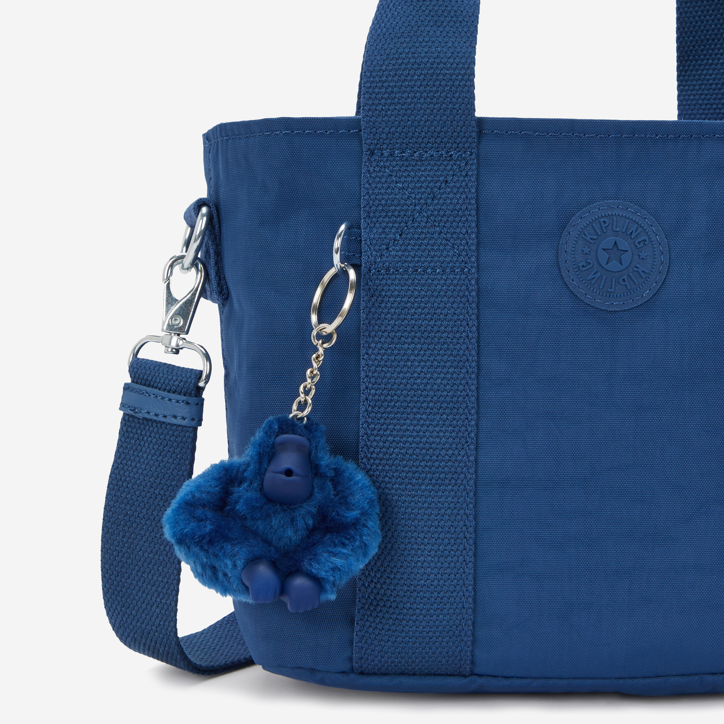 KIPLING حقيبة كتف صغيرة كاجوال زرقاء (مع حزام كتف قابل للإزالة) I7541-5PZ