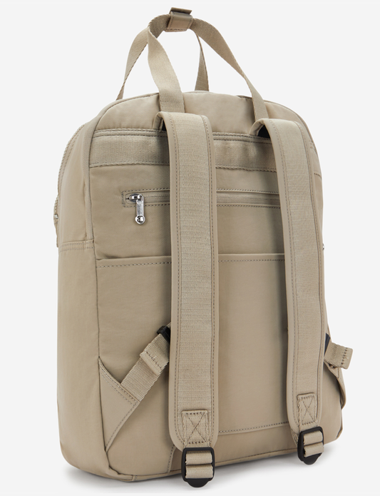 حقيبة ظهر كبيرة من KIPLING Kazuki L Boho Tan (مع جيب للكمبيوتر المحمول) I8050-1HX