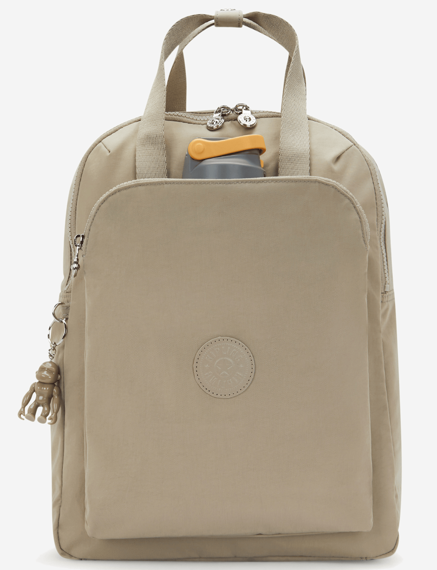 حقيبة ظهر كبيرة من KIPLING Kazuki L Boho Tan (مع جيب للكمبيوتر المحمول) I8050-1HX
