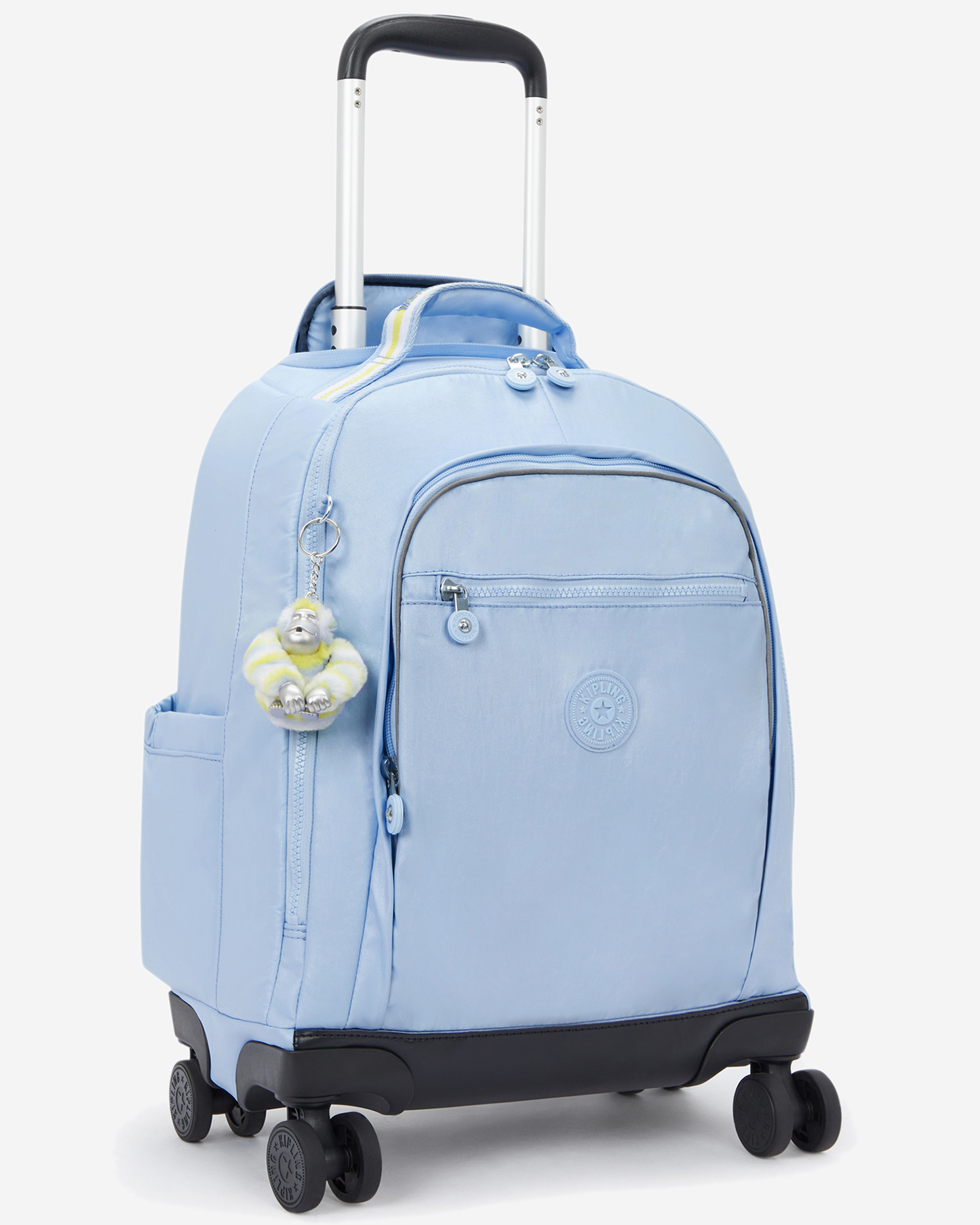 Kipling New Zea Clear Sky Met Large Wheeled Backpack with Laptop Compartment I7267-4PA