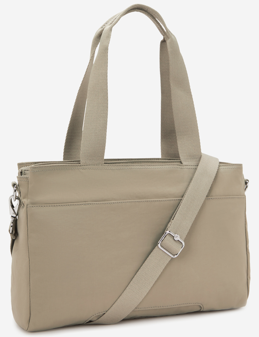 KIPLING Elysia Work S حقيبة عمل صغيرة بلون تان بوهو (مع حزام كتف قابل للإزالة) I8068-1HX