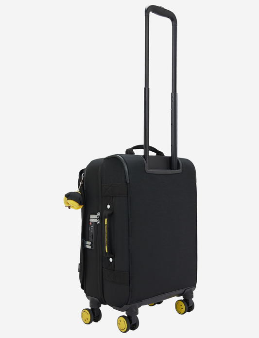 KIPLING Spontaneous S Yell Fun Black حقيبة أمتعة صغيرة بعجلات I8533-1KS