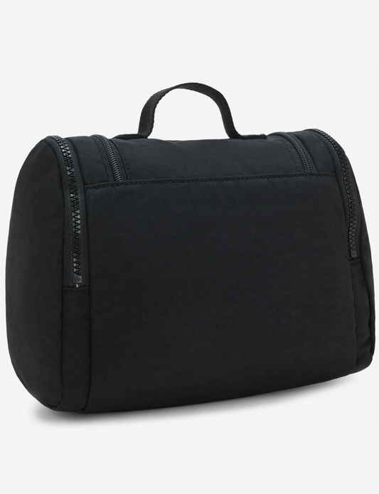 KIPLING Gloria Yell Fun Black Medium حقيبة أدوات تجميل (مع خطاف تعليق) I8694-1KS